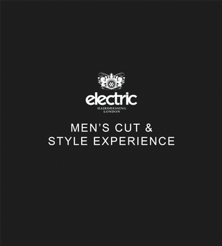 Men's Cut & Style Experience - Electric Hair